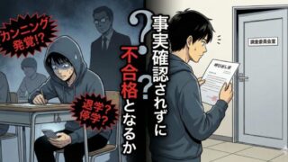 大学でカンニングした場合の処分|現行犯以外の後日呼び出しはある？